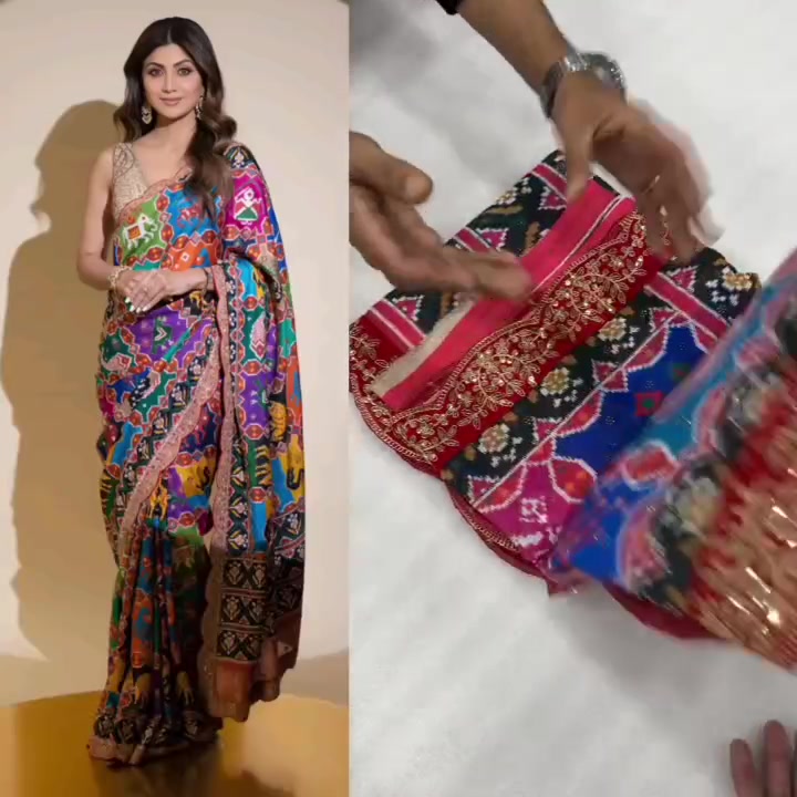 DF PRESENT BOLLYWOOD SHILP SHETTY SEQUENCE SAREE SERIES 3480 9